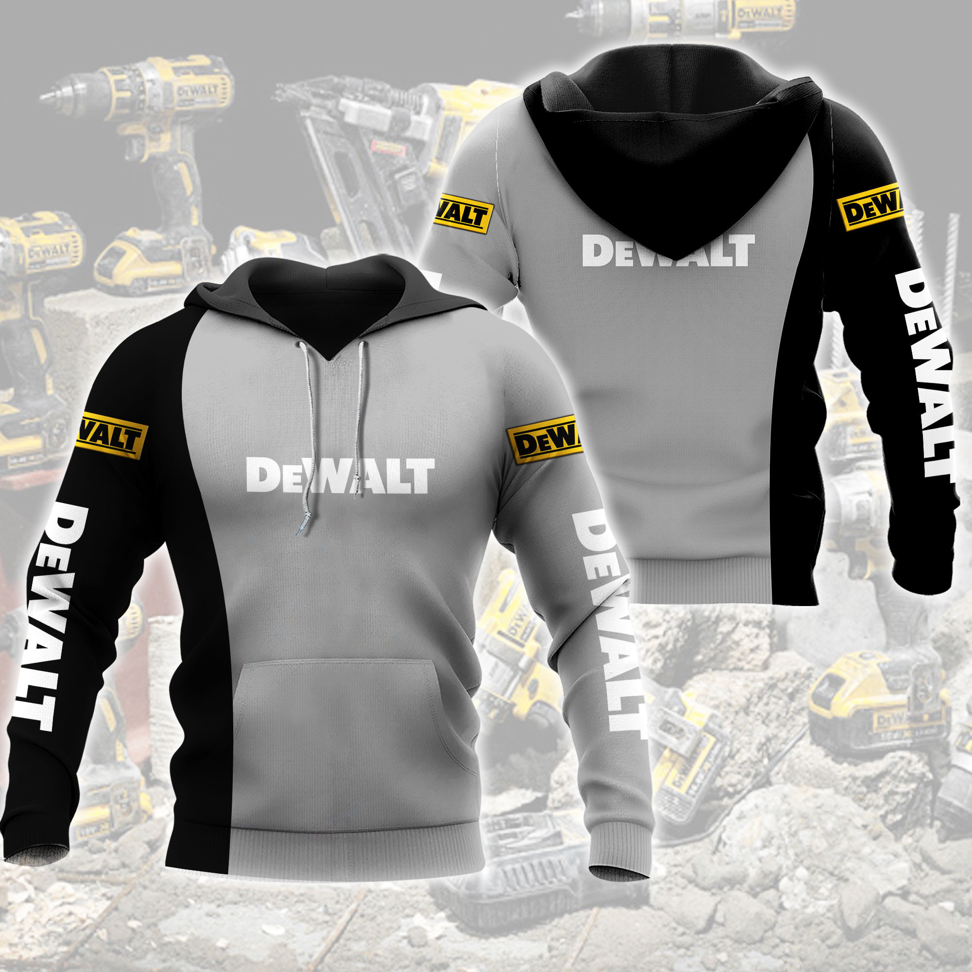 Dewalt 3D All Over Hoodie 