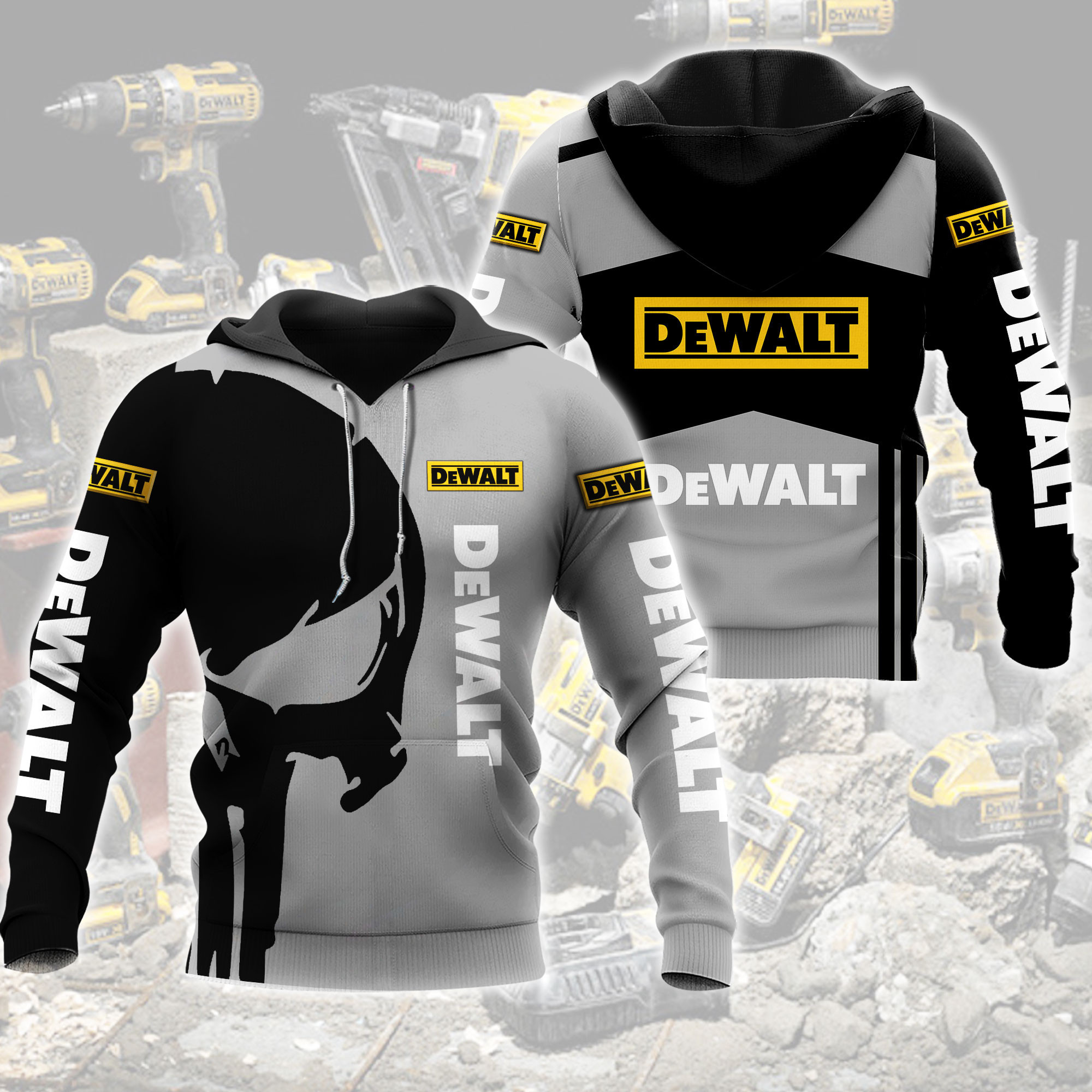Dewalt 3D All Over Hoodie 