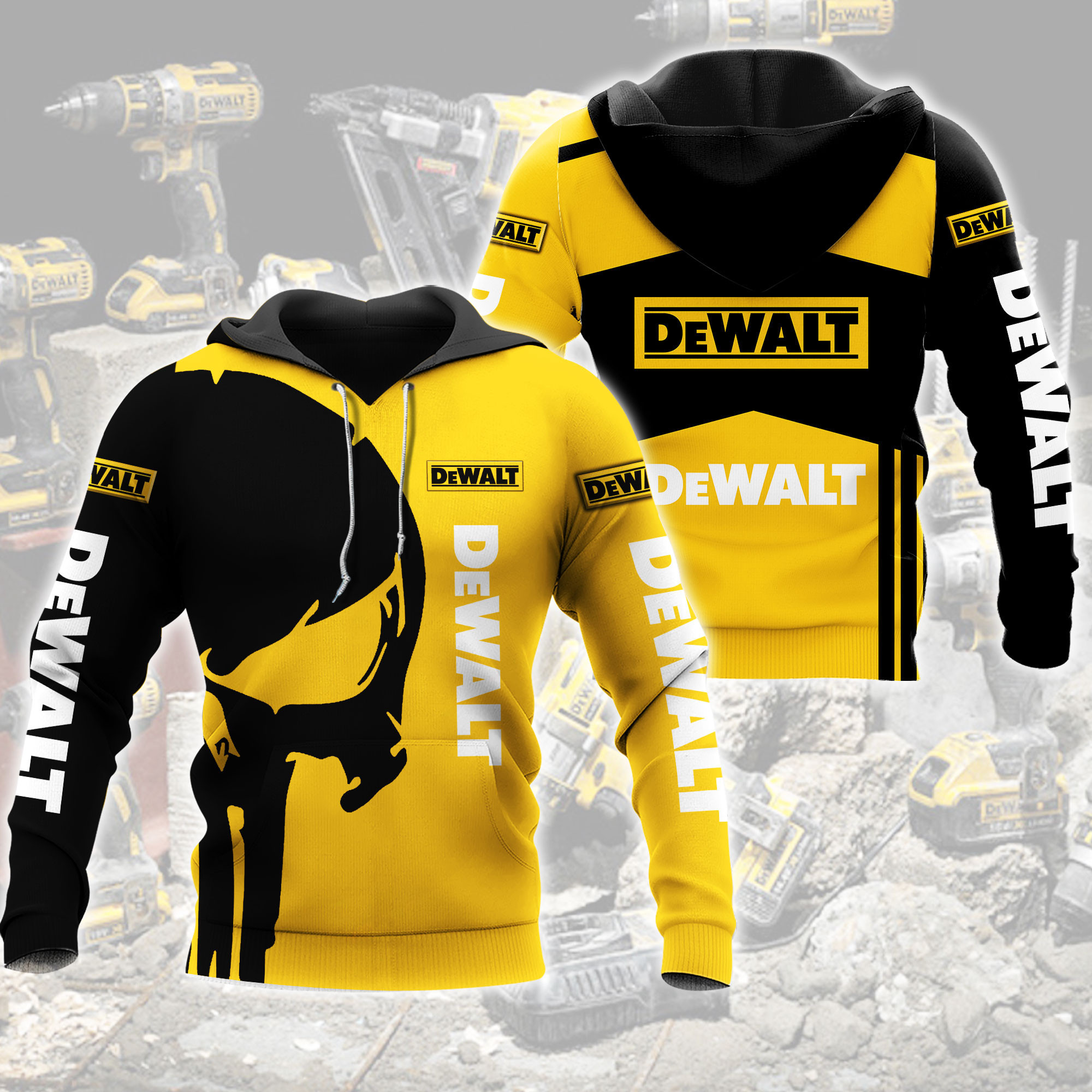 Dewalt 3D All Over Hoodie 