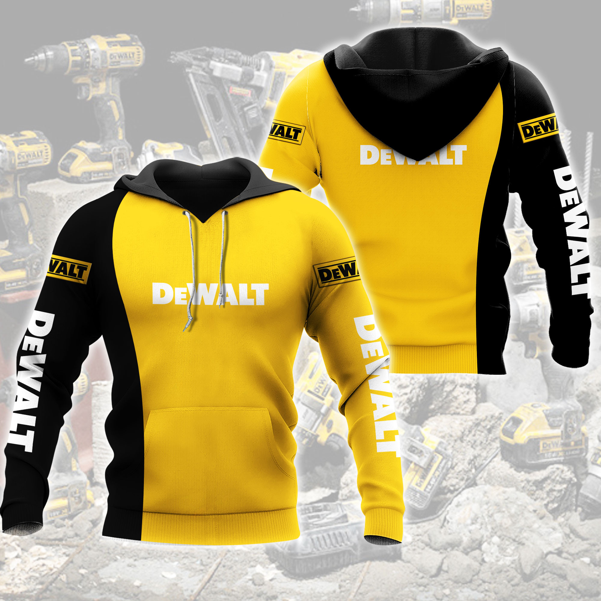 Dewalt 3D All Over Hoodie 