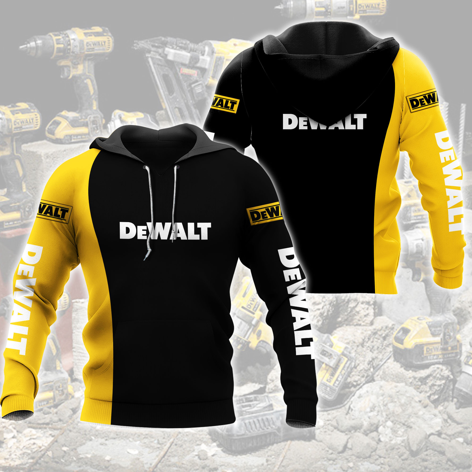Dewalt 3D All Over Hoodie 