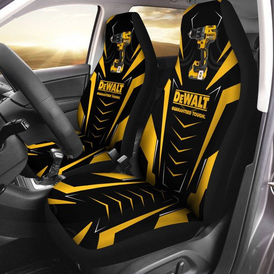Dewalt Guaranteed Tough Mechanic Tool Brand Car Seat Cover 