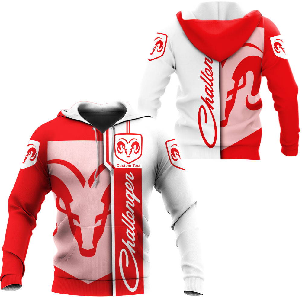 Dodge Challenger 3D Apparel Zip Hoodie,Pant,Polo, Button Hawaii Shirt Personalized 