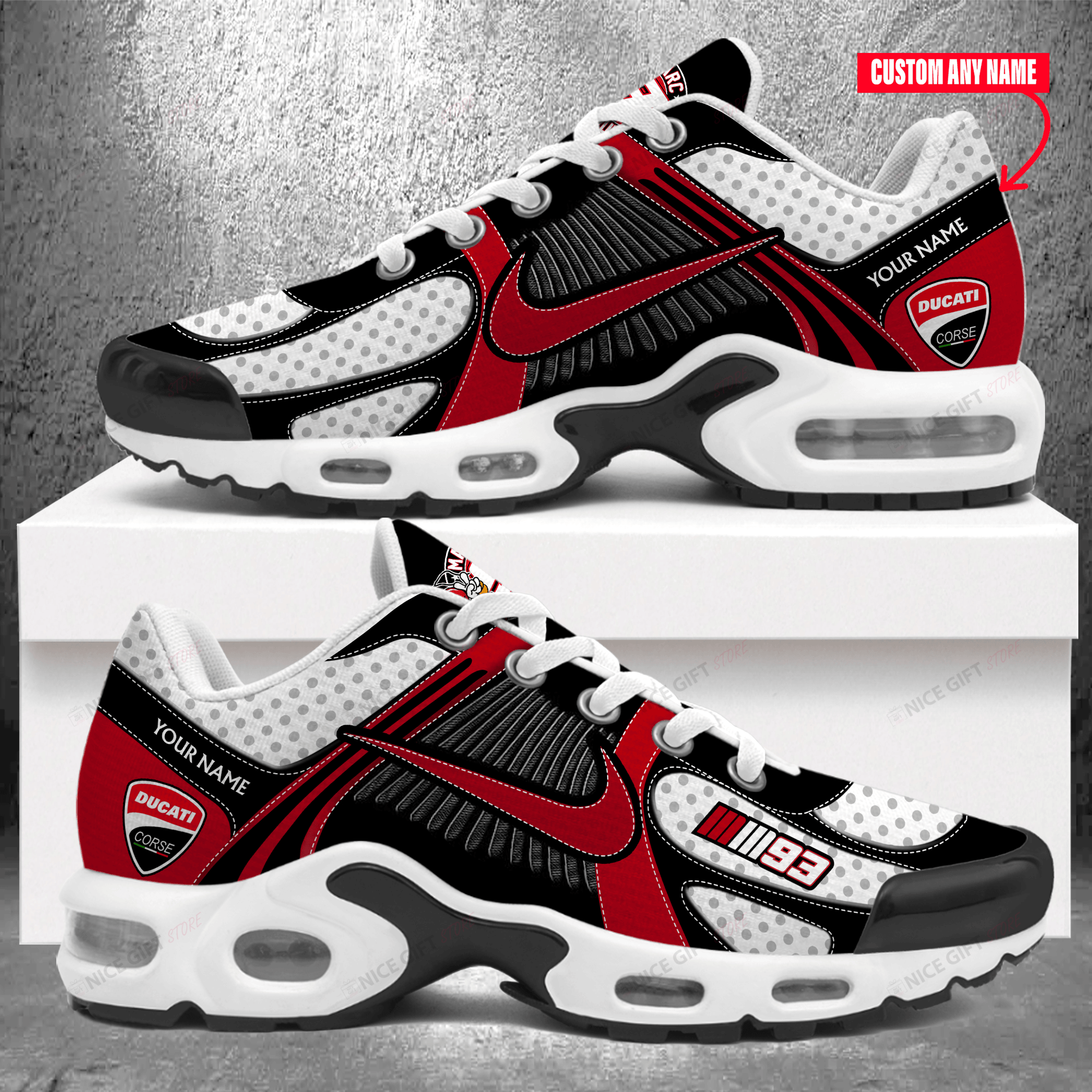 Ducati Lenovo Team Marc Marquez (Your Name) TN Sneakers X0W6