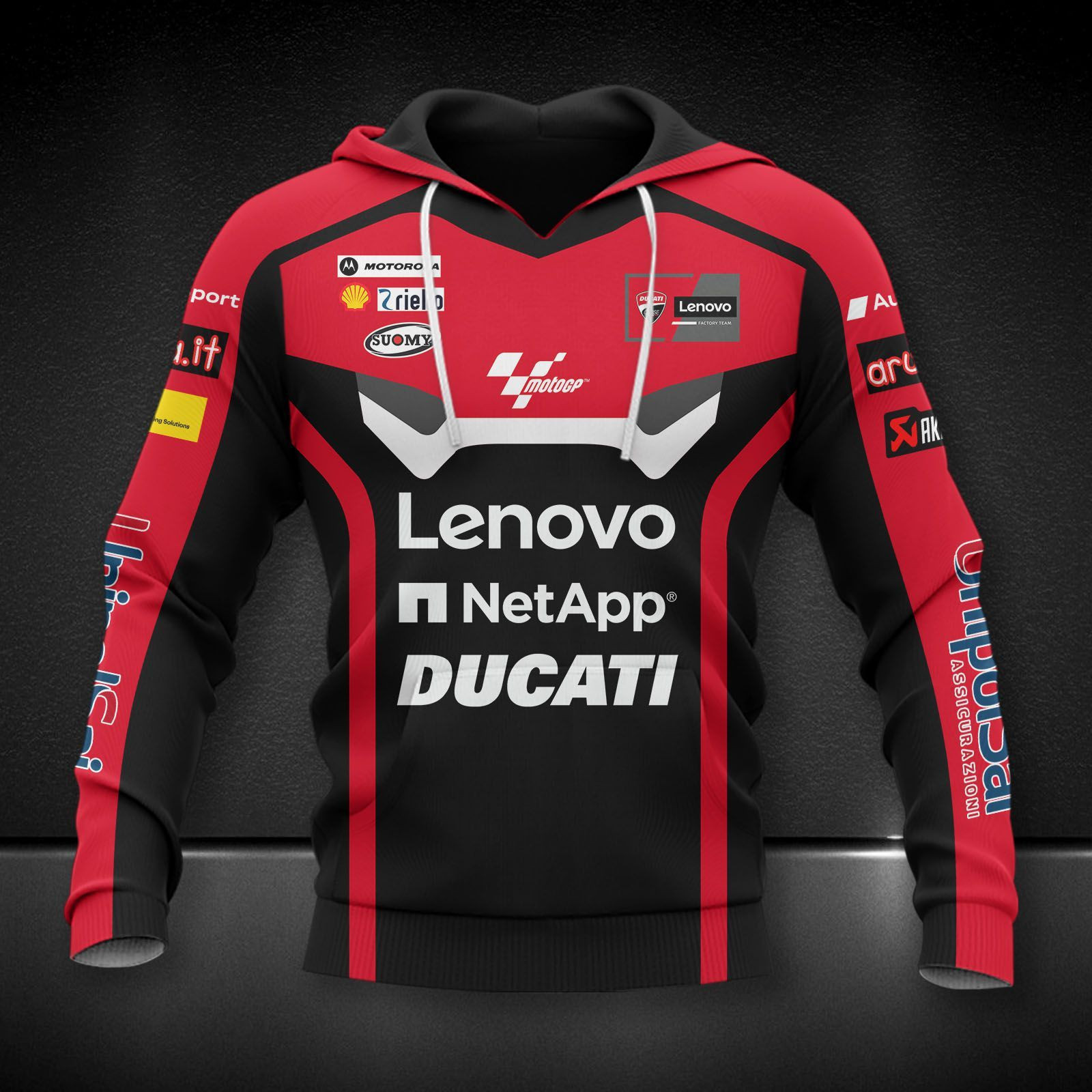 Ducati Lenovo Team Printing T-Shirt, Polo, Hoodie, Zip, Bomber 9166 