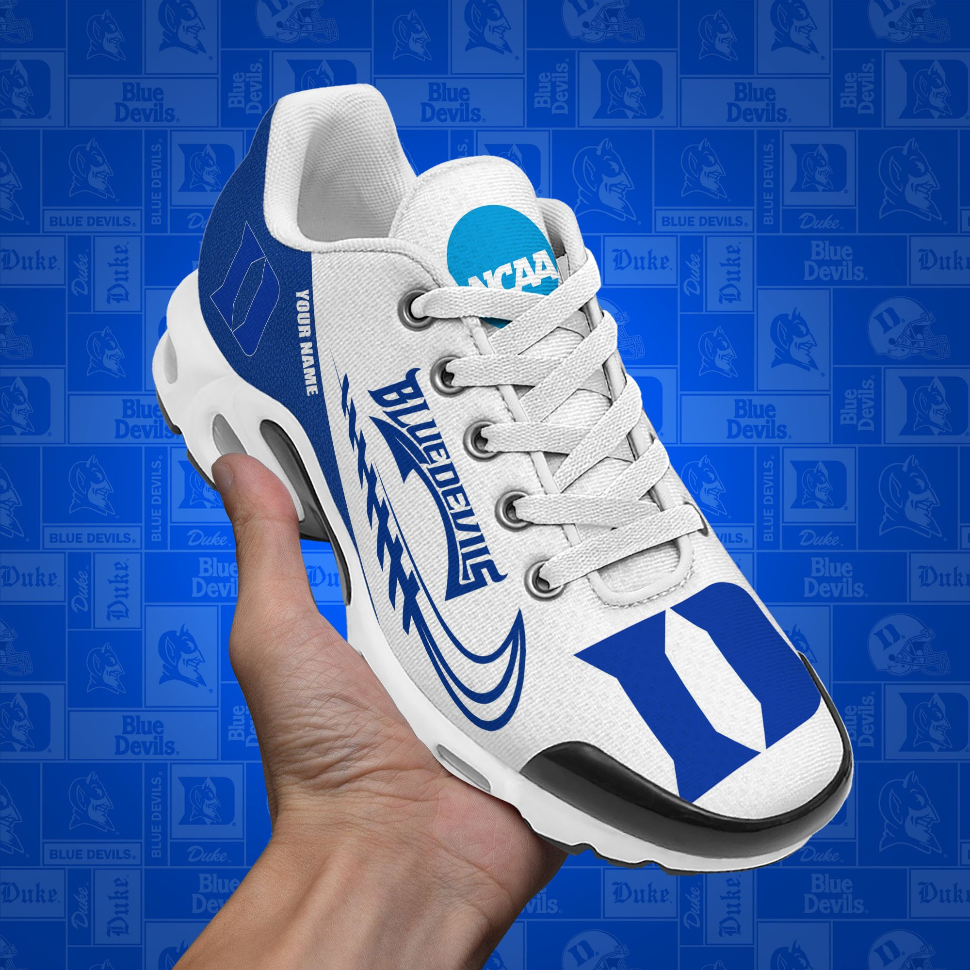 Duke Blue Devils TN Shoes Custom Your Name 514