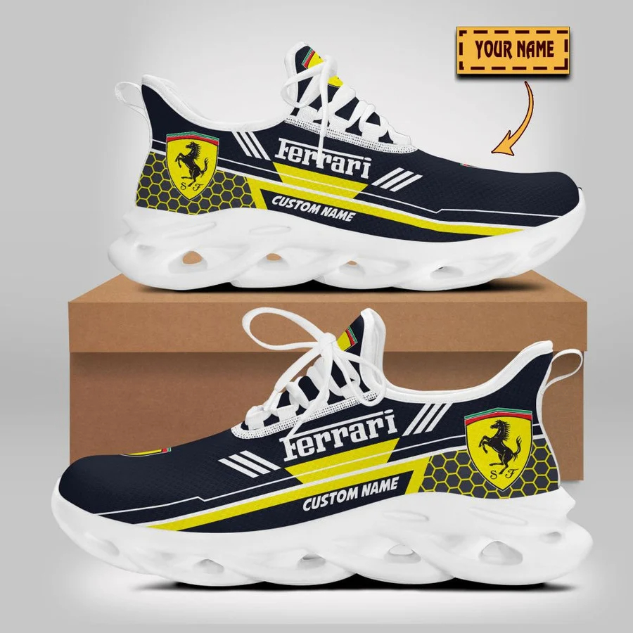 Ferrari Custom Name Design Max Soul Sneakers VS6