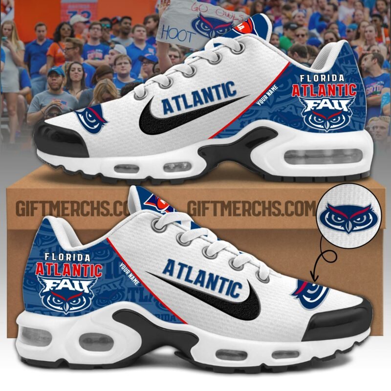 Florida Atlantic TN Shoes 2025 Version Custom Name, Shoes For Sport Fan, Sport Gifts PH270