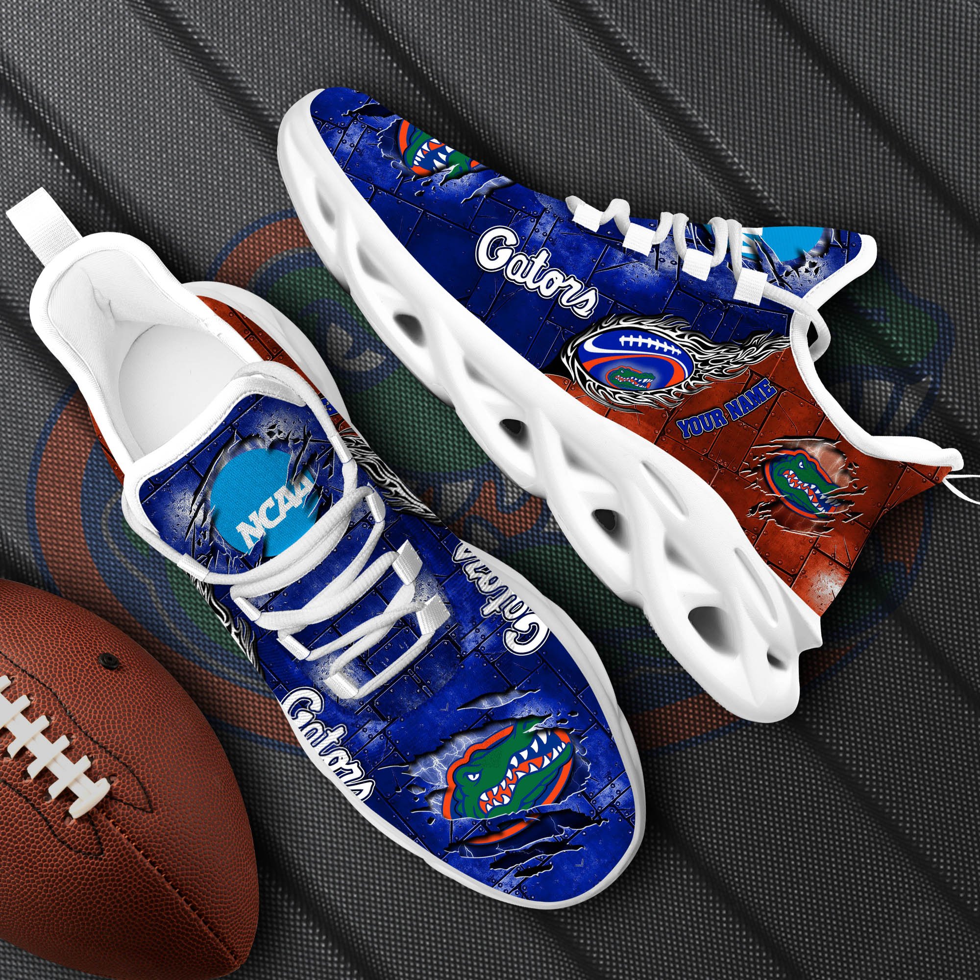 Florida Gators Black Max Soul Shoes 2025 Versions, White Max Soul Shoes Custom Your Name PH879