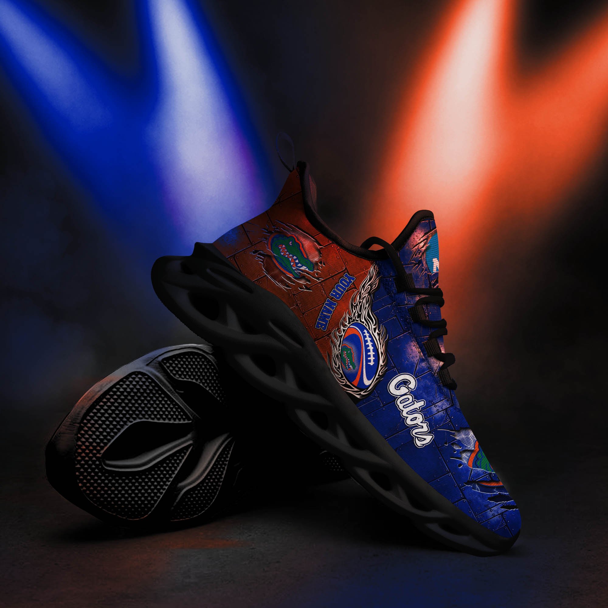 Florida Gators Black Max Soul Shoes 2025 Versions, White Max Soul Shoes Custom Your Name PH879