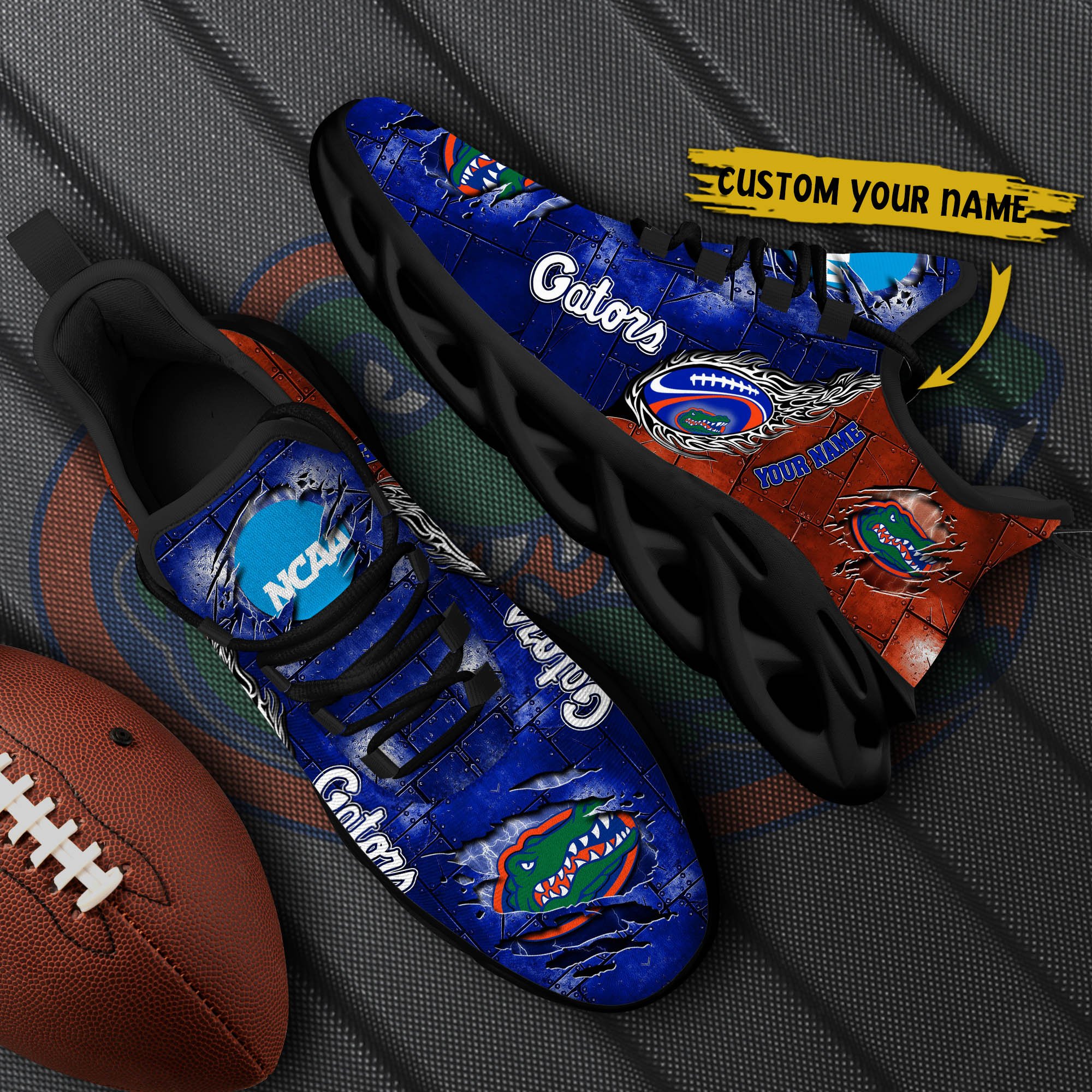 Florida Gators Black Max Soul Shoes 2025 Versions, White Max Soul Shoes Custom Your Name PH879