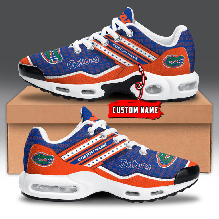 Florida Gators Personalized Name Team Logo Mix Colors Star Line TN Air Max Shoes Air Cushion Sneakers