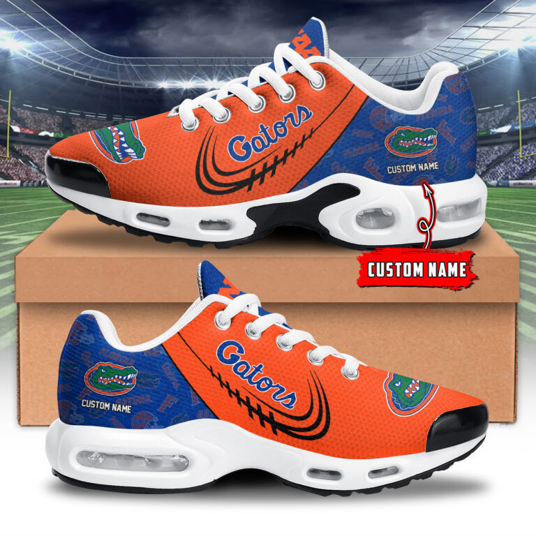 Florida Gators Personalized Name Team Logo Mix Colors Stitch Line TN Shoes Air Cushion Sneakers