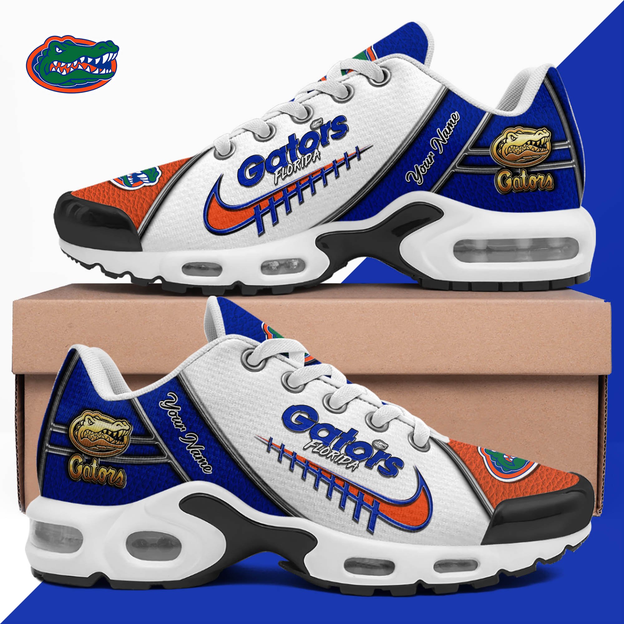Florida Gators TN Shoes 2025 Version Custom Your Name, Football Team Shoes 516