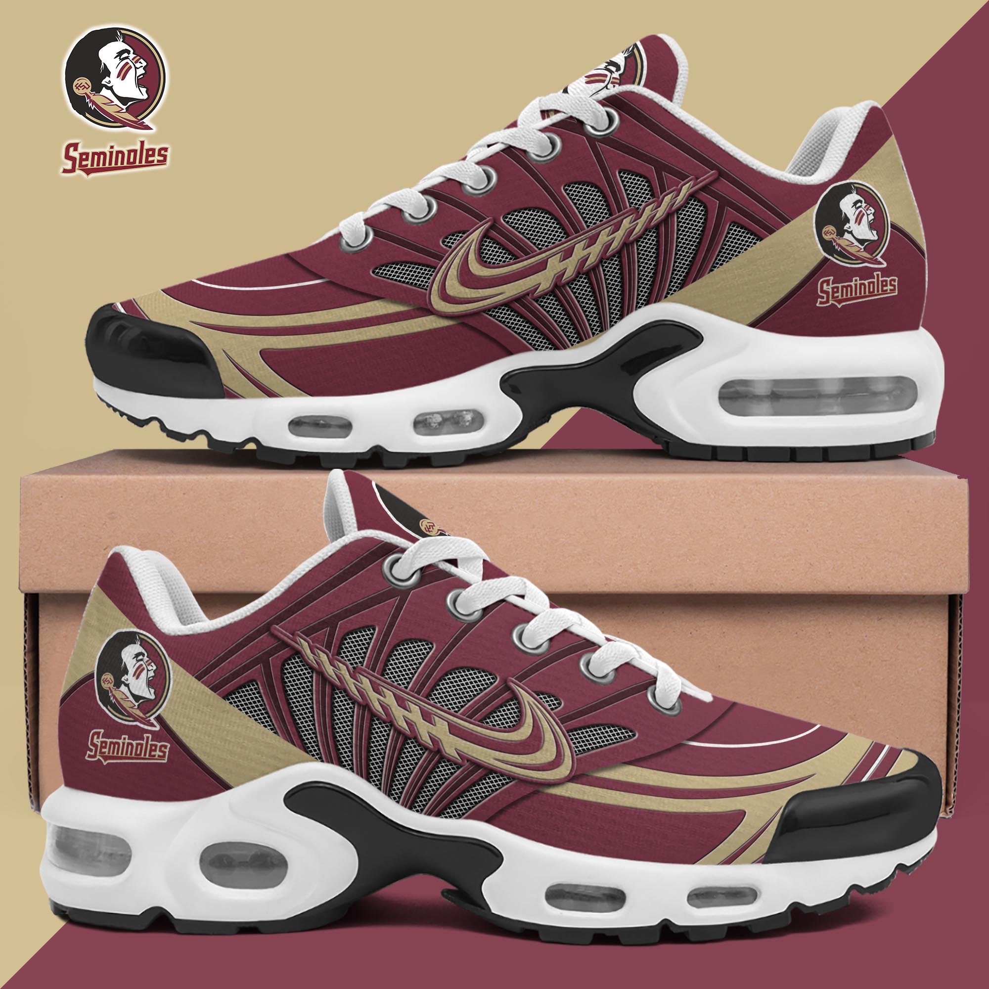 Florida State Seminoles TN Shoes 2025 Version Custom Name 135