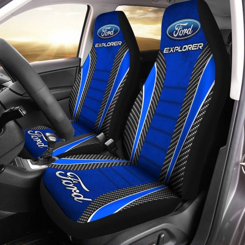 Ford Explorer VTH Car Seat Cover (Set of 2) Ver 1 (Blue) 