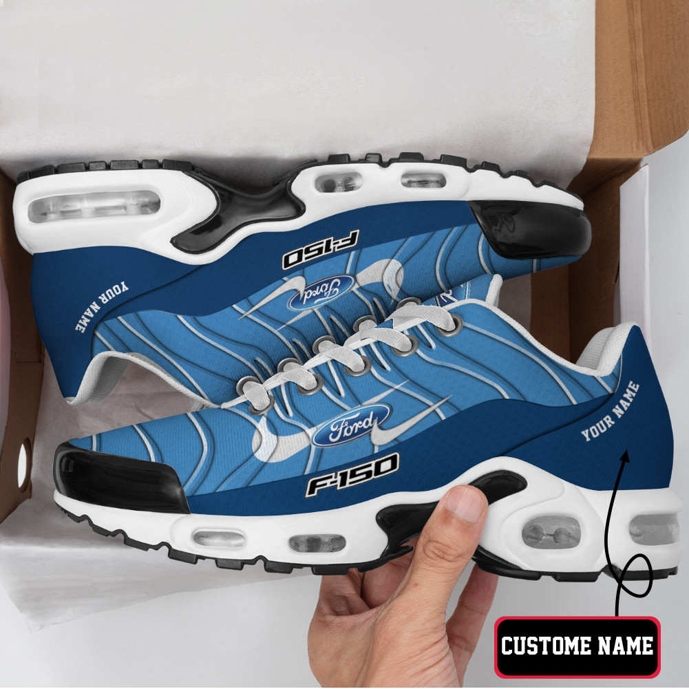 Ford F-150 Vibrant Wave Custom Name TN Air Max Shoes Air Cushion Sneakers