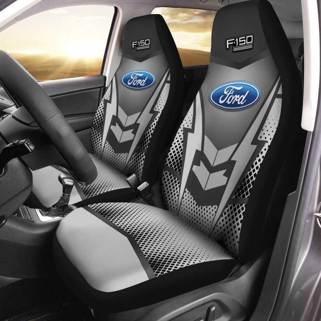 Ford F150 TDV Car Seat Cover (Set of 2) Ver 1 (Grey)