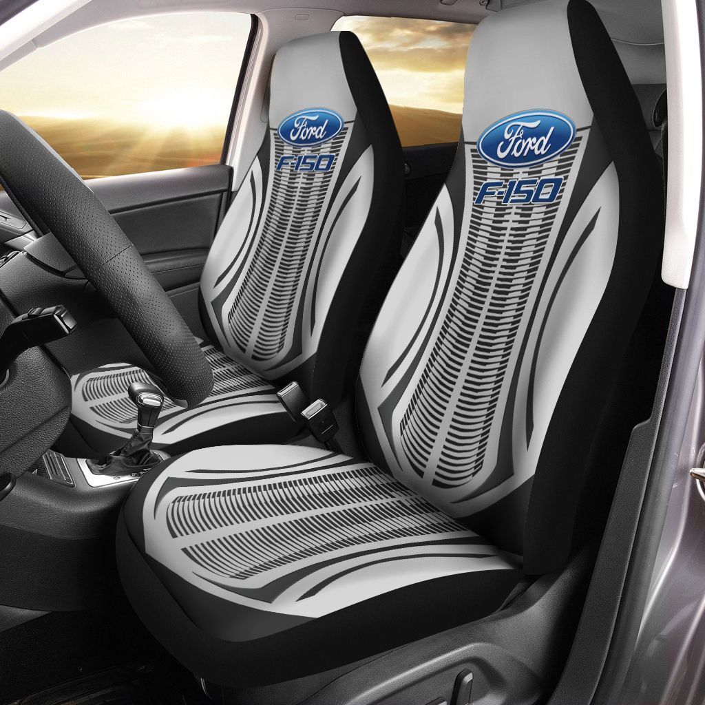 Ford F150 TDV Car Seat Cover (Set of 2) Ver 6 (Grey)