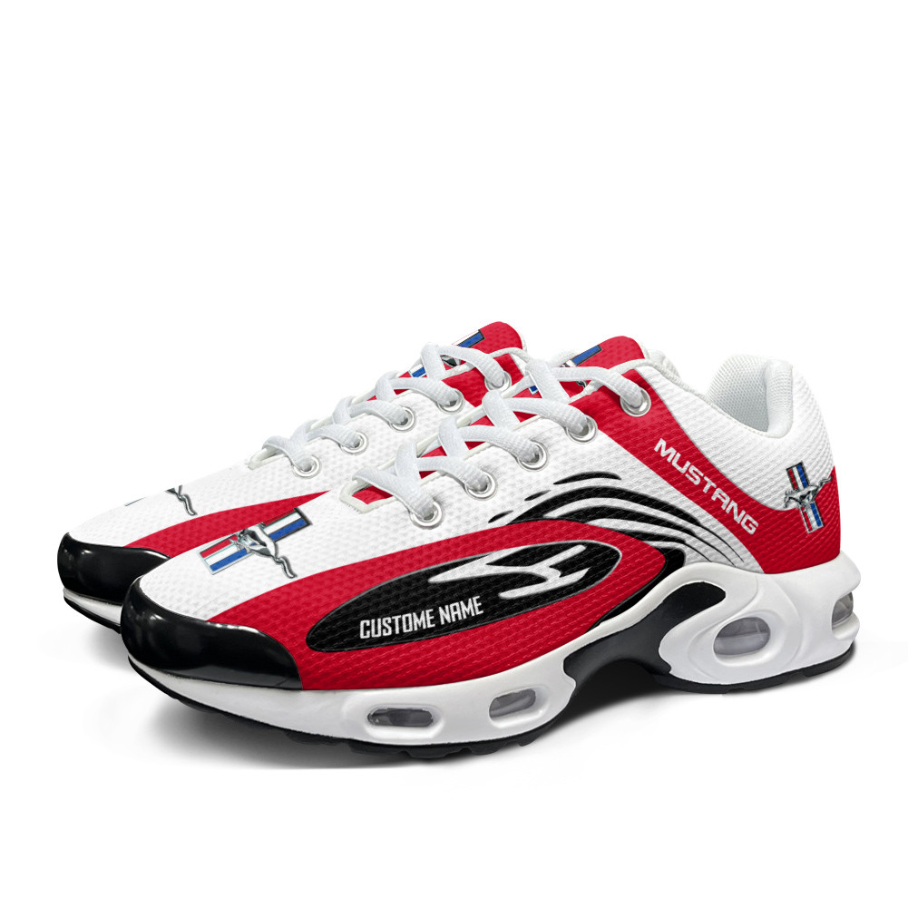 Ford Mustang 2 Flame Edition Custom Name TN Air Max Shoes Air Cushion Sneakers
