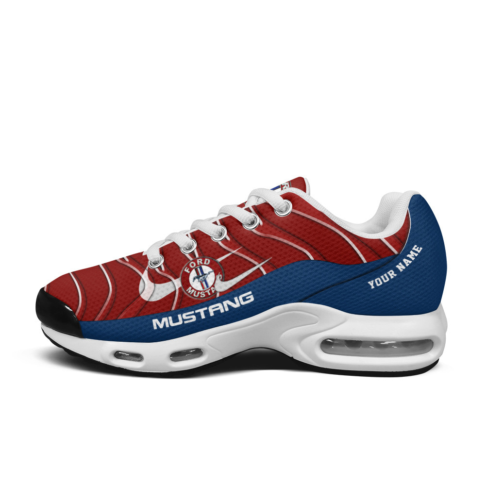Ford Mustang Vibrant Wave Custom Name TN Air Max Shoes Air Cushion Sneakers