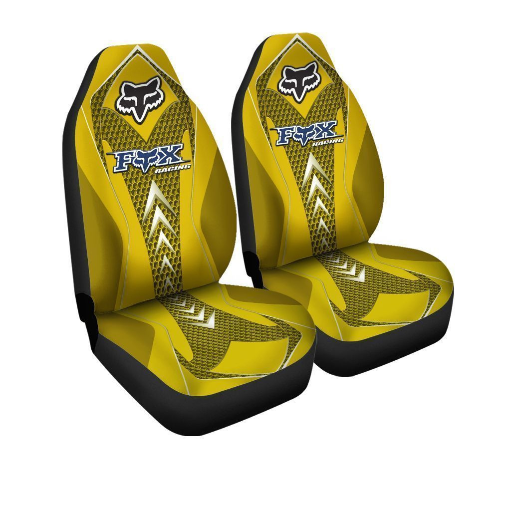 FOX racing TIN Car Seat Cover (Set of 2) Ver 1 (Yellow)