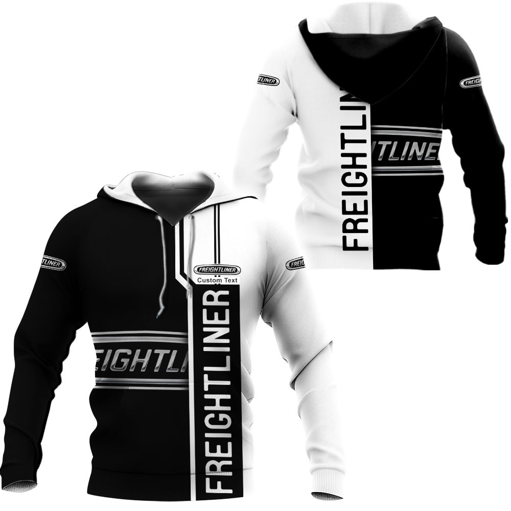 Freightliner Group 3D Apparel Zip Hoodie,Pant,Polo, Button Hawaii Shirt Personalized 