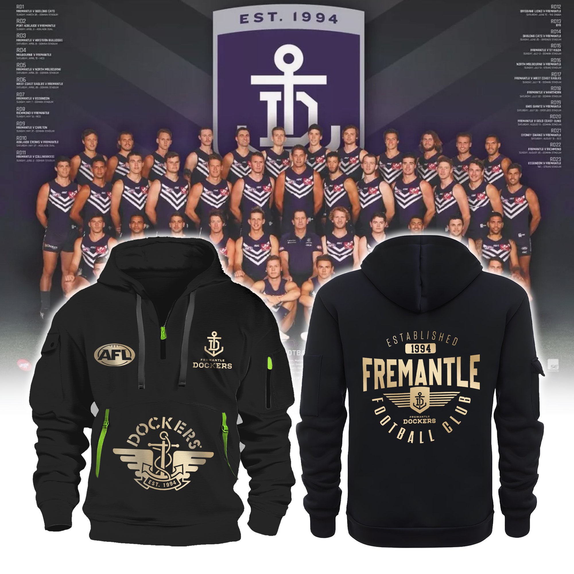 Fremantle Dockers New Hoodie 