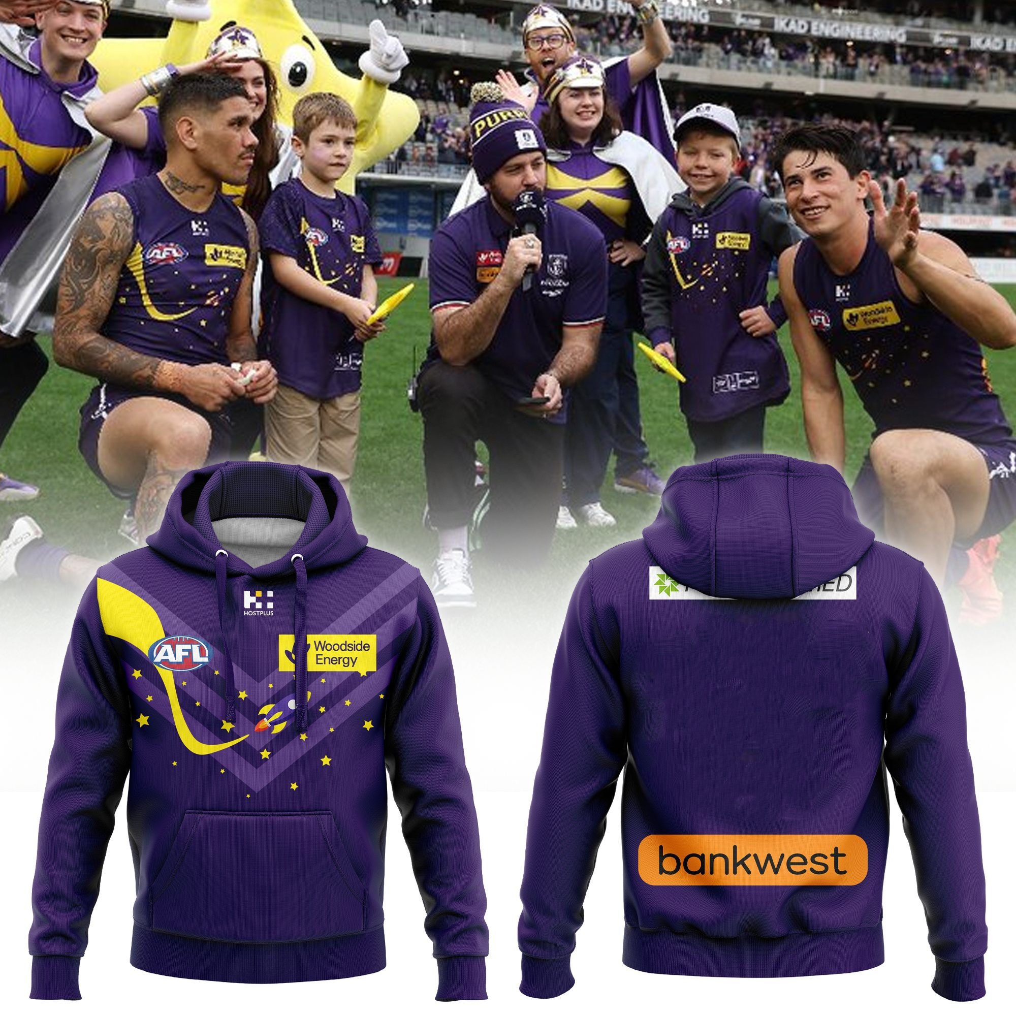 Fremantle Dockers Starlight Children’s Foundation Match Worn Jumper Hoodie 