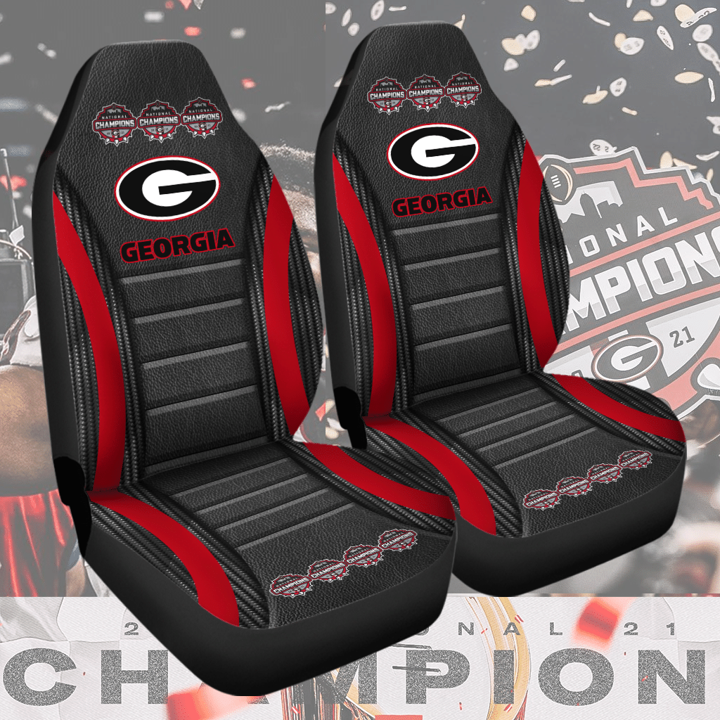 Georgia bulldogs Champion Car Seat Covers (SET OF 2) - v1