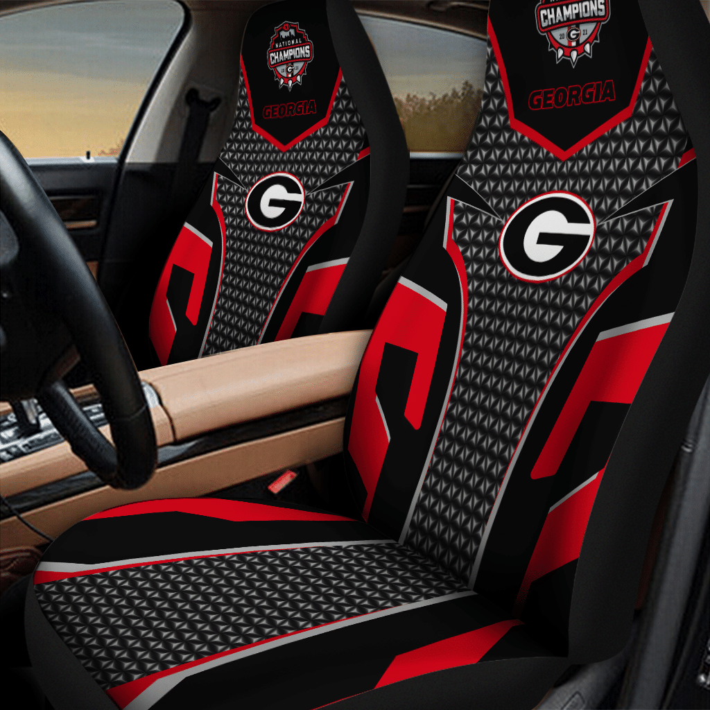 Georgia bulldogs Champion Car Seat Covers (SET OF 2) - v10