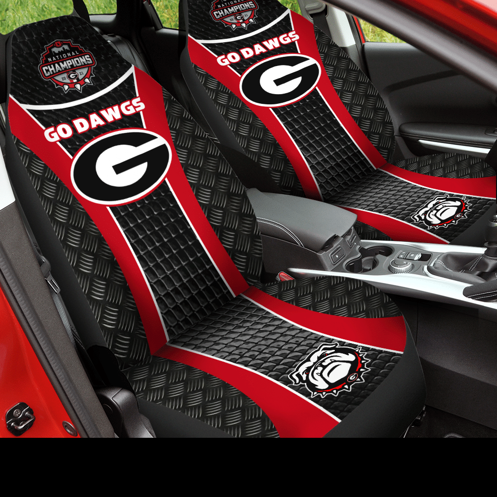 Georgia bulldogs Champion Car Seat Covers (SET OF 2) - v15