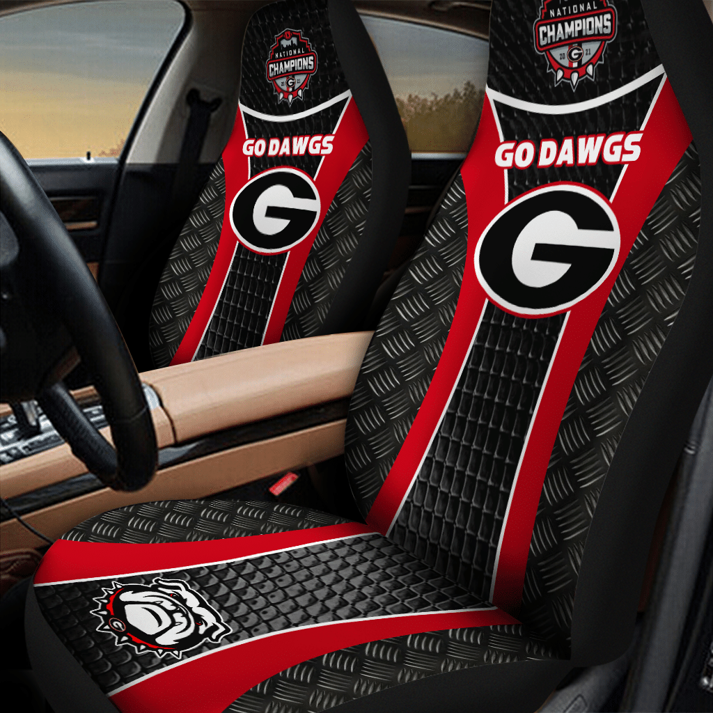 Georgia bulldogs Champion Car Seat Covers (SET OF 2) - v15