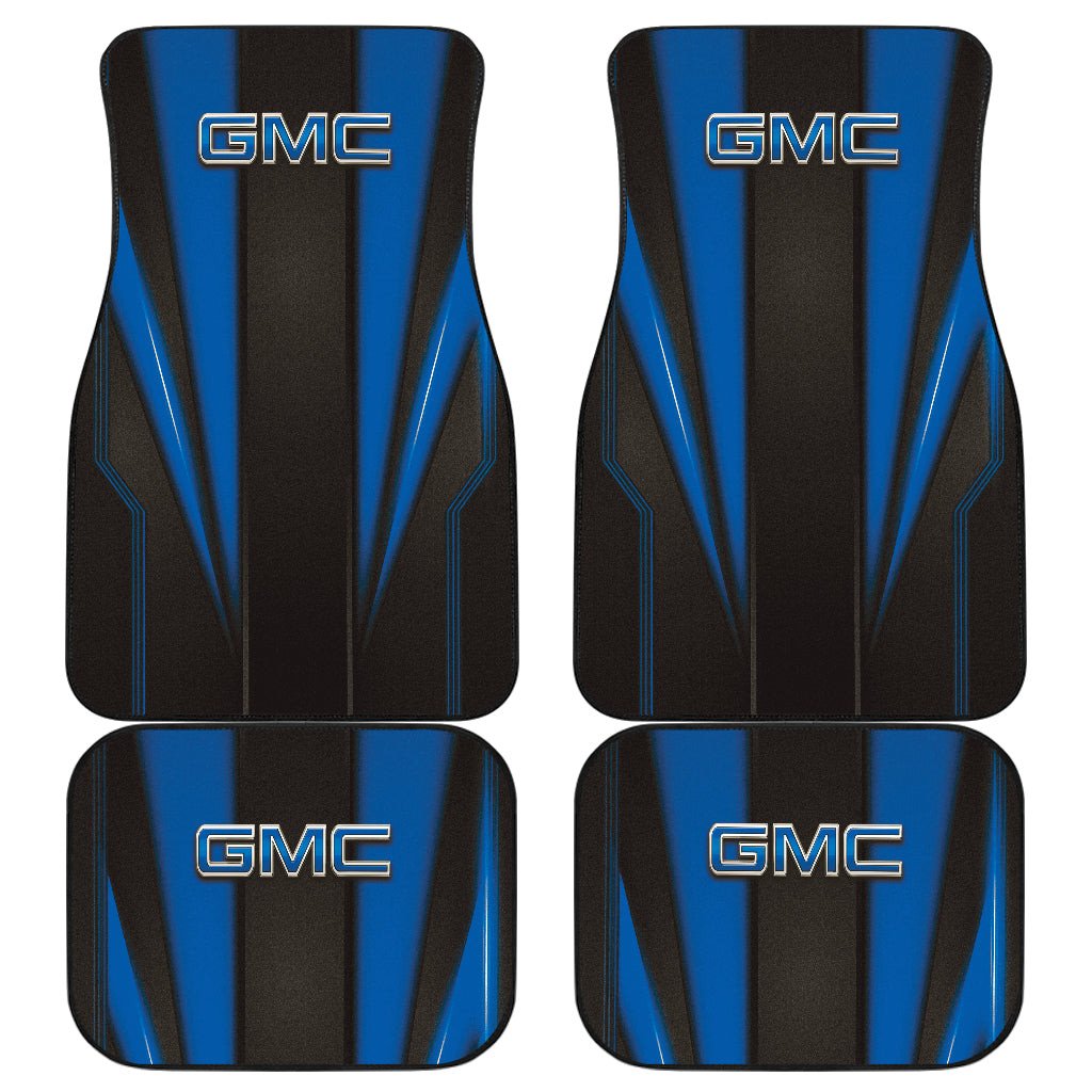 GMC Blue Floor Mats Covers Metal Abstract Ph220913-019 