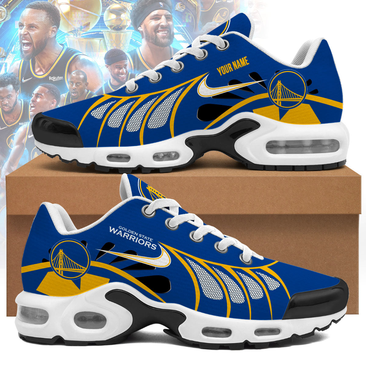 Golden State Warriors Personalized Air Max Shoes 