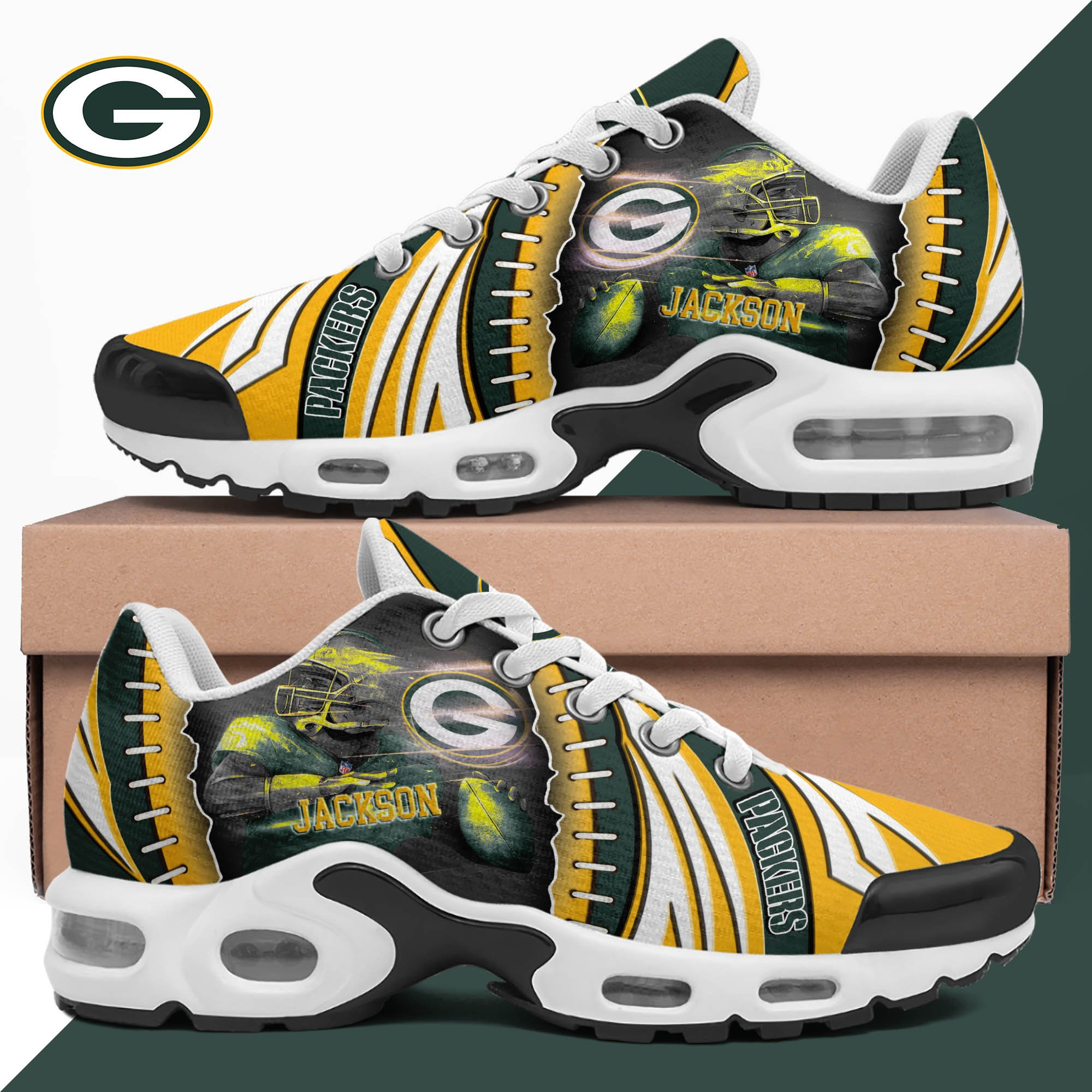 Green Bay Packers TN Shoes 2025 Version Custom Your Name 919