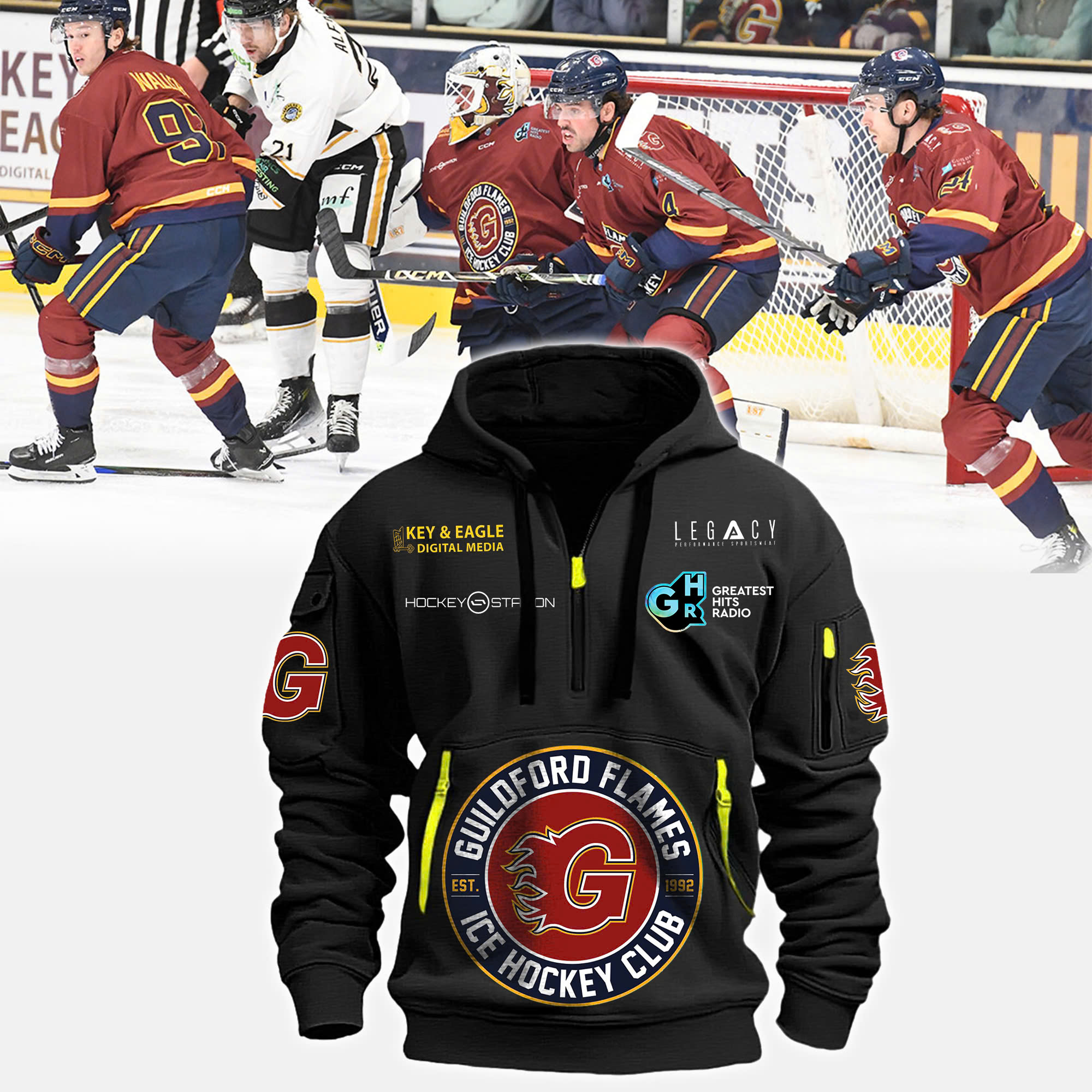 GuildFord Flames New Hoodie 