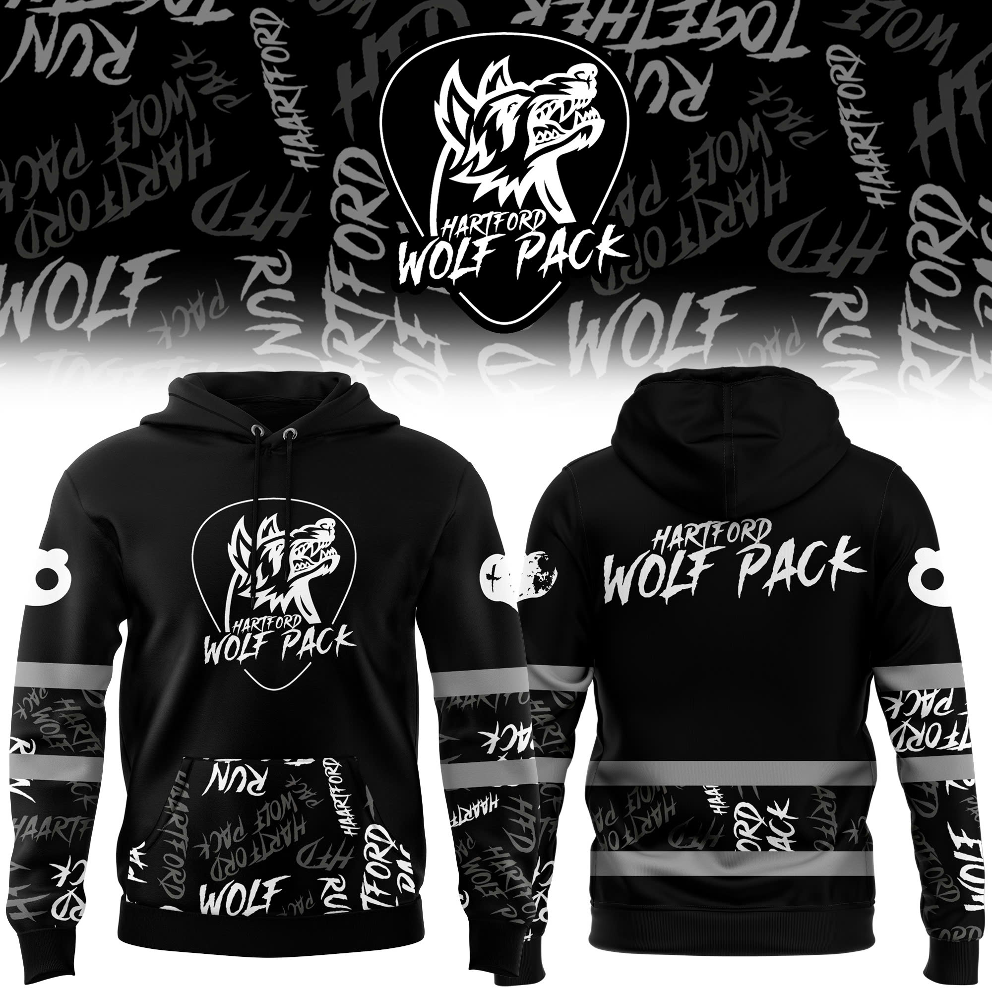 HartFord Wolf Pack x Emo Night Hoodie 2025 