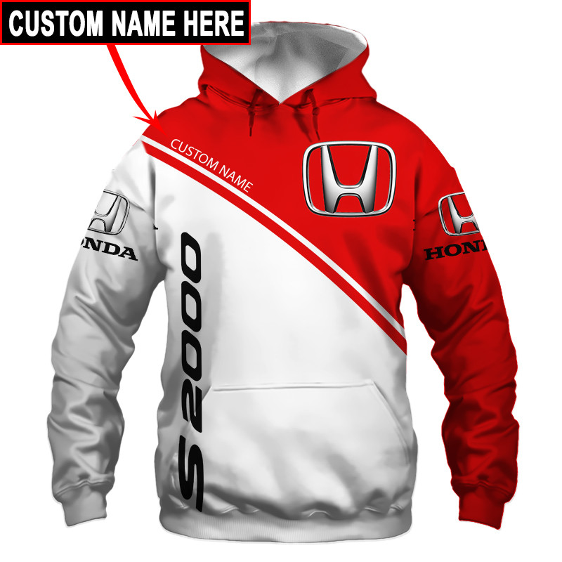 Honda t-shirt hoodie apparel 3D full printing 