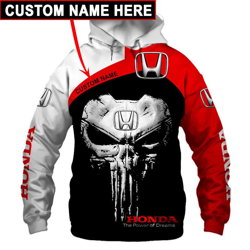 Honda t-shirt hoodie apparel 3D full printing 