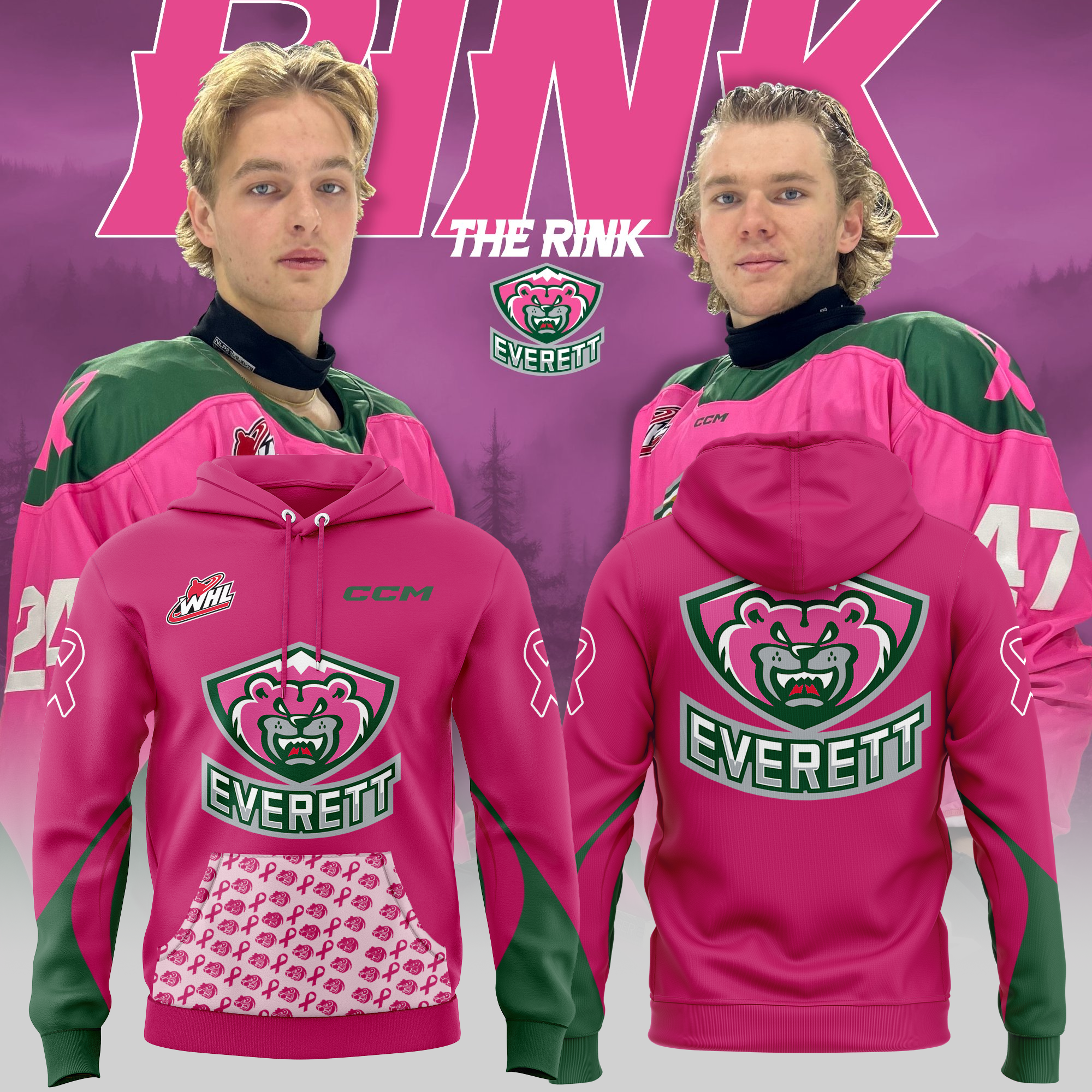 Hoodie Everett Silvertips 2024 