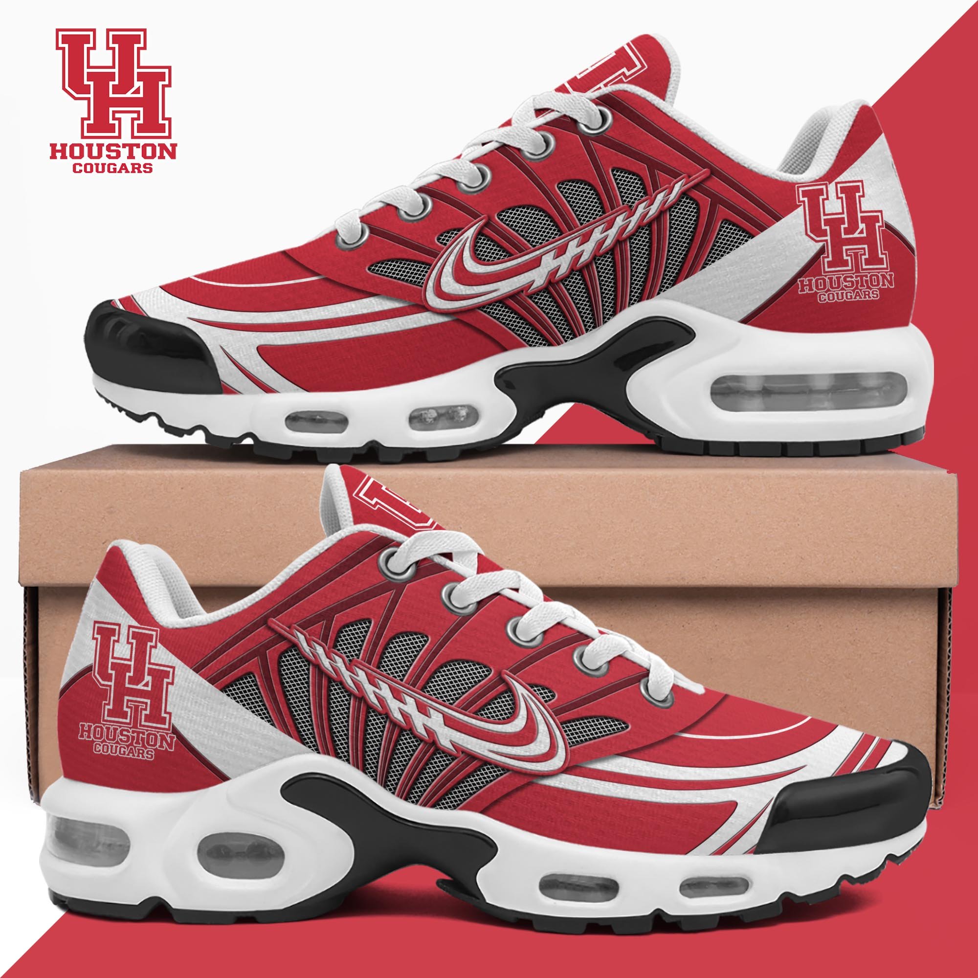 Houston Cougars TN Shoes 2025 Version Custom Name 135