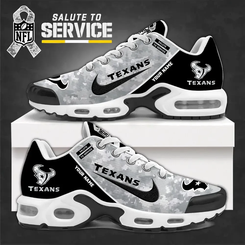 Houston Texans New Air Max Plus TN Shoes Air Cushion Sneaker 896HP-4119