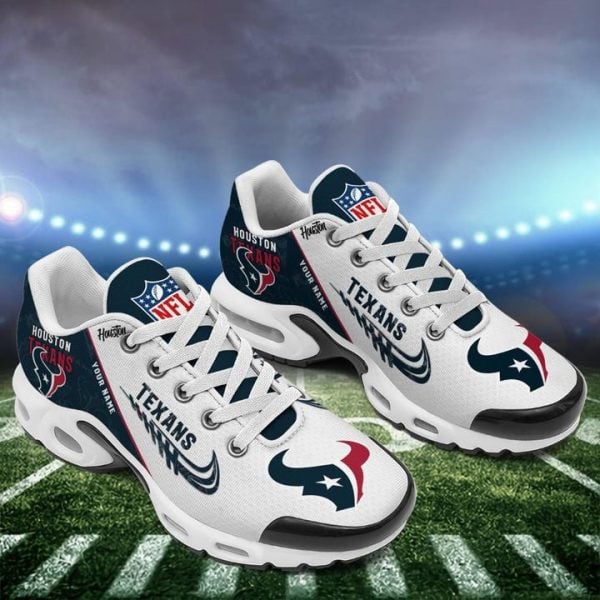Houston Texans Personalized Name Team Mix Colors Wing Logo TN Shoes Air Cushion Sneakers