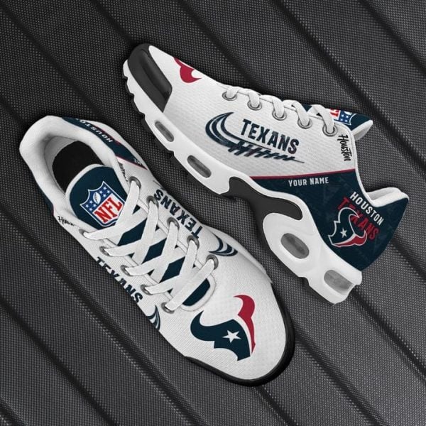 Houston Texans Personalized Name Team Mix Colors Wing Logo TN Shoes Air Cushion Sneakers