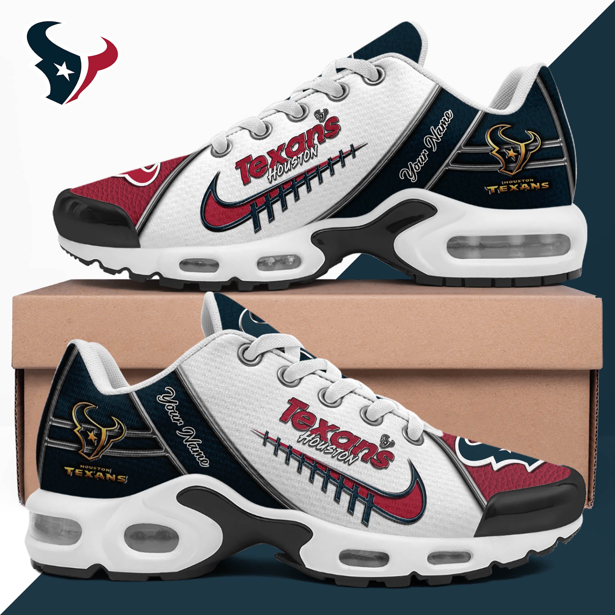 Houston Texans TN Shoes 2025 Version Custom Your Name, Football Team Shoes 516