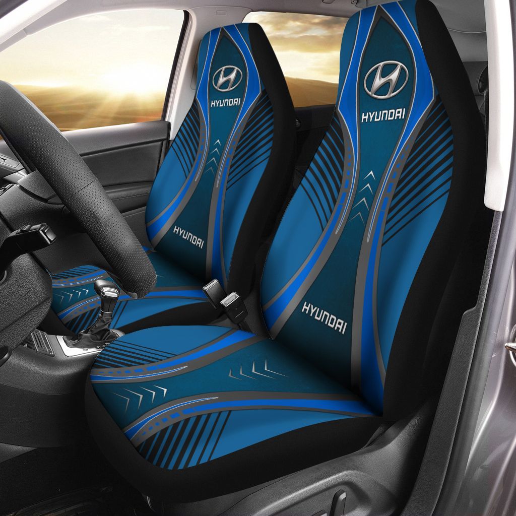 Hyundai Lph-Ht Car Seat Cover (Set Of 2) Ver 2 (Blue) 