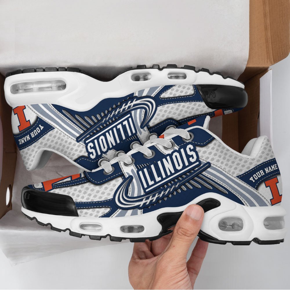 Illinois Fighting Illini TN Shoes Custom Your Name, Sport Shoes