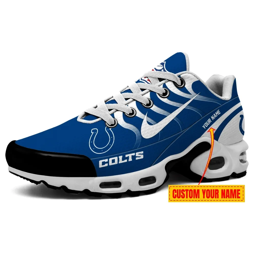 Indianapolis Colts Personalized Name Team Mix Colors V3 TN Shoes Air Cushion Sneakers