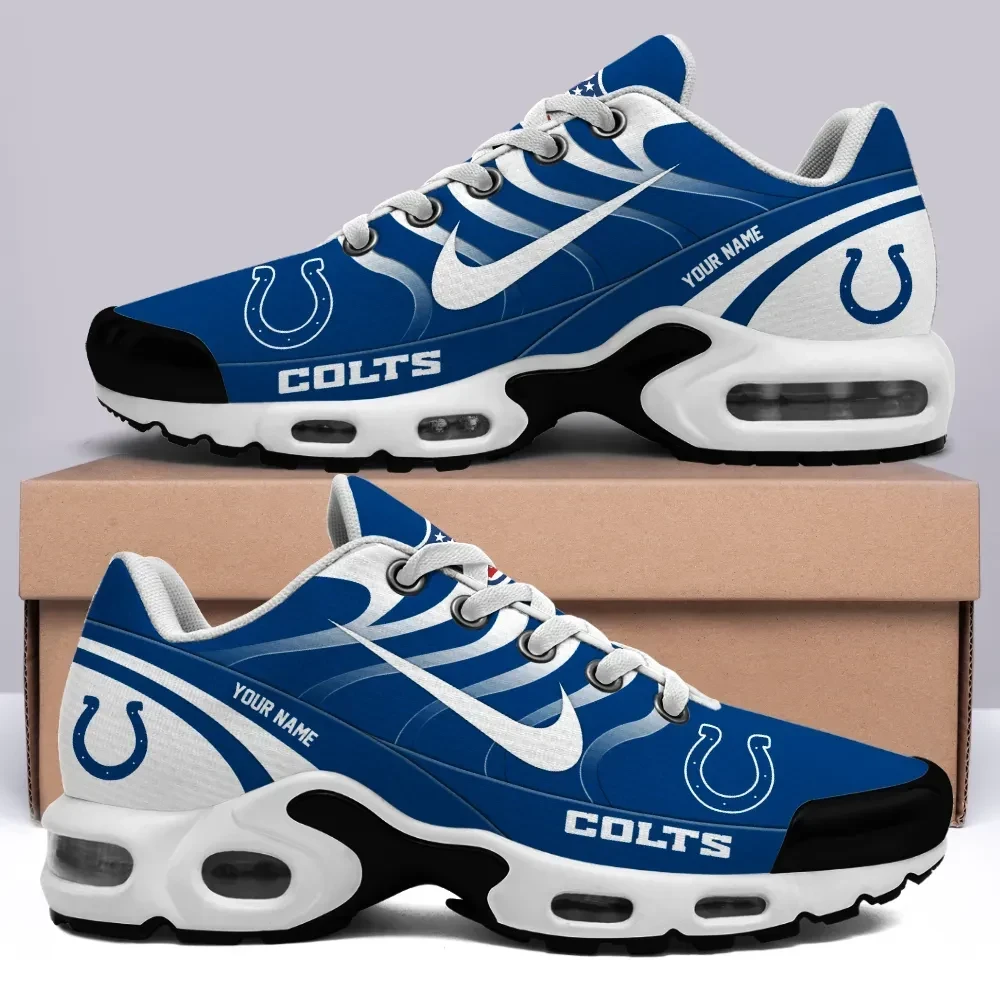 Indianapolis Colts Personalized Name Team Mix Colors V3 TN Shoes Air Cushion Sneakers